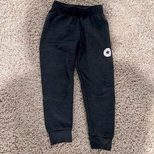 Converse, gray jogger pants, boys size 6